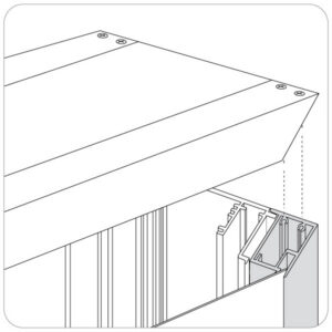 1200 Series 2-3/4″ x 2-3/8″ Non Hingeable Retainer