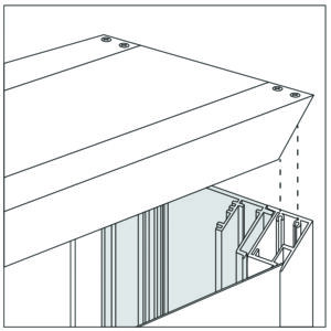 1200 Series 7-1/4" x 1-1/2" Non-Hingeable Base Frame Product Image