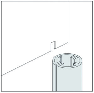 218 Series 3-5/8″ Full Round Post