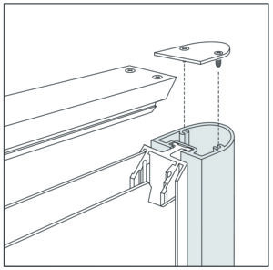 225 Series 2″ Extended Radius Post