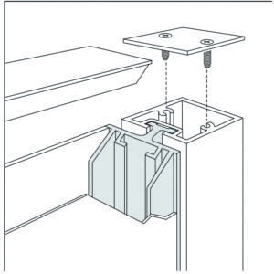 225 Series 2" Flush Face Side Frame (With Reveal) Product Image