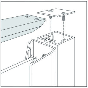 250 Series 2-1/2″ Standard Frame (Top and Bottom + No Reveal)