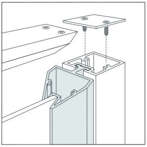 250 Series 2-1/2″ Standard Side Frame (With Reveal)