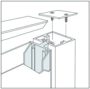 325 Series 3-1/4″ Flush Face Side Frame (With Reveal)