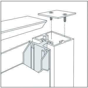 325 Series 3-1/4" Flush Face Side Frame (With Reveal) Product Image