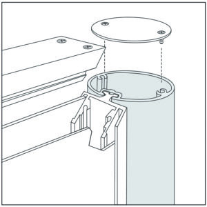 325 Series 3-1/4" Full Round Post Product Image