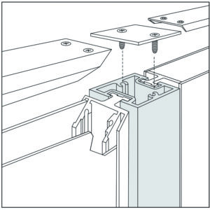 325 Series 3-1/4" x 2-1/2" Double Slot Post Product Image