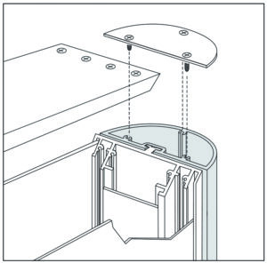 750 Series 7-1/2″ RP Radius Post