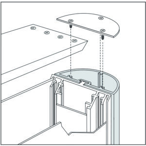750 Series 7-1/2" RP Radius Post Product Image