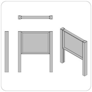 250 Series Post/Panel Kit